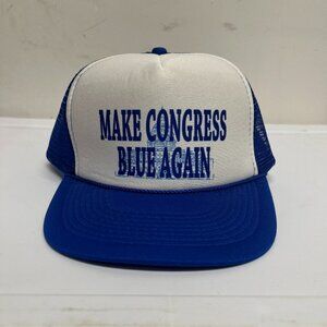 Otto Make Congress Blue Again Mesh Trucker Hat Democrat Liberal Politics Left